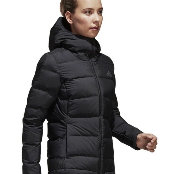 adidas Jackets & Blazers - adidas Helionic Down Womens Coat Walking Outdoor Sports Jacket Black S